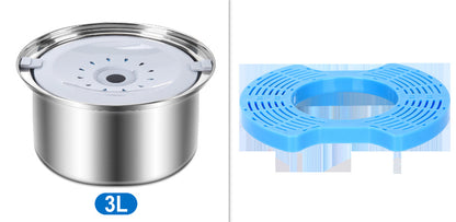 Stainless Steel Large Capacity Floating Pet Bowl 389c43cb 0ad0 4f81 a06c b3ce1b552088