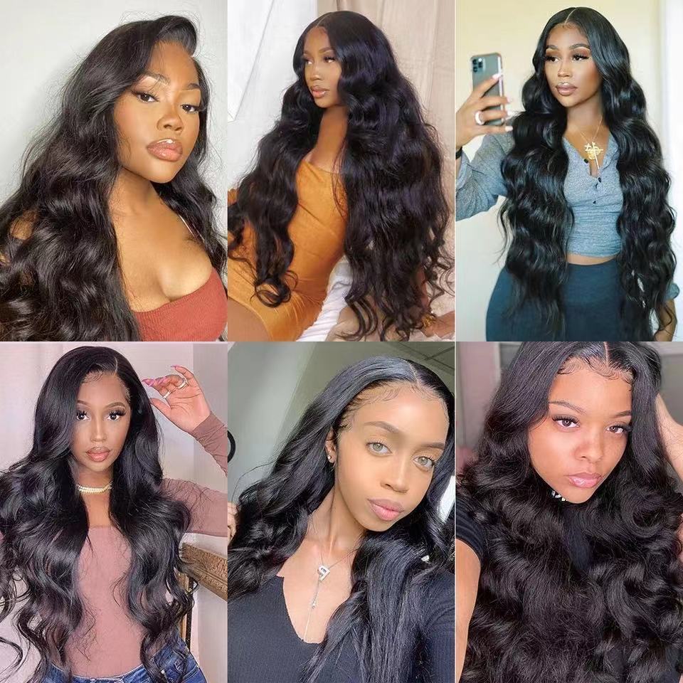 Wig European And American Lace Wigs Chemical Fiber Headgear Front Lace Long Roll 38b28209 e949 412a 97a4 ddcd8ef400b5