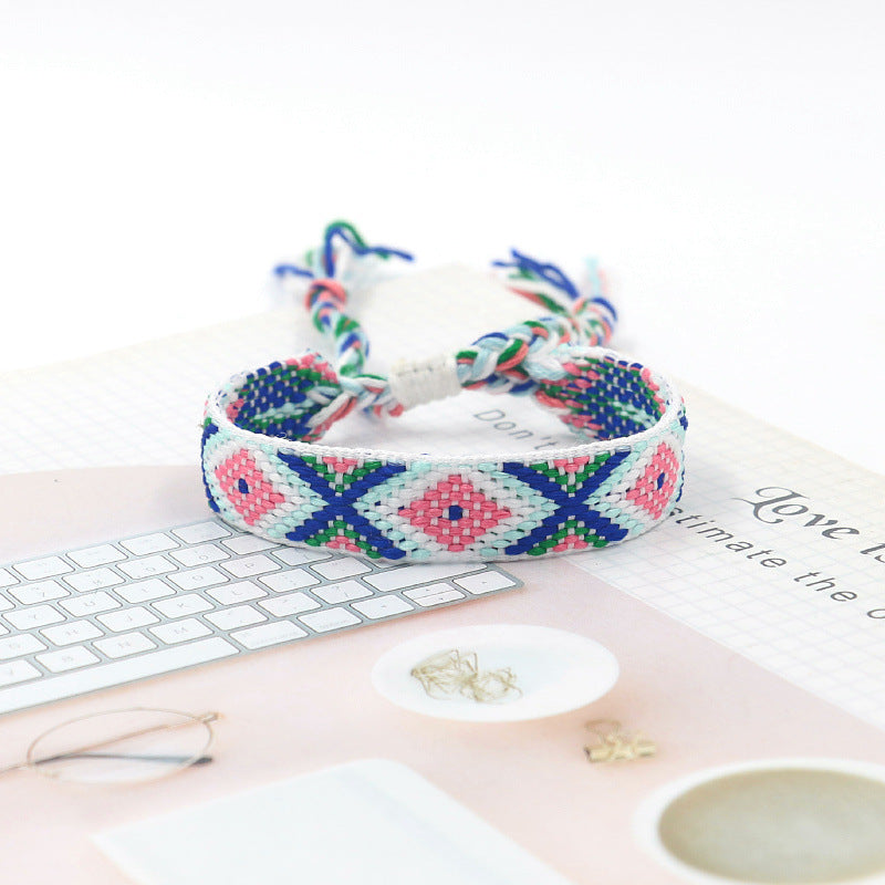 Bohemian Color Woven Bracelet Wristband For Fans 38bd0292 3dee 43dd aa89 e883f3c2b82c