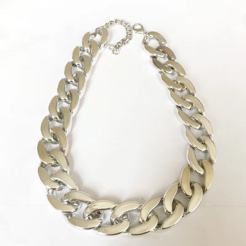Plastic Big Gold Chain Dog Cat Necklace 38ca2223 d4dc 4155 8dbd a652ff1eb7c0