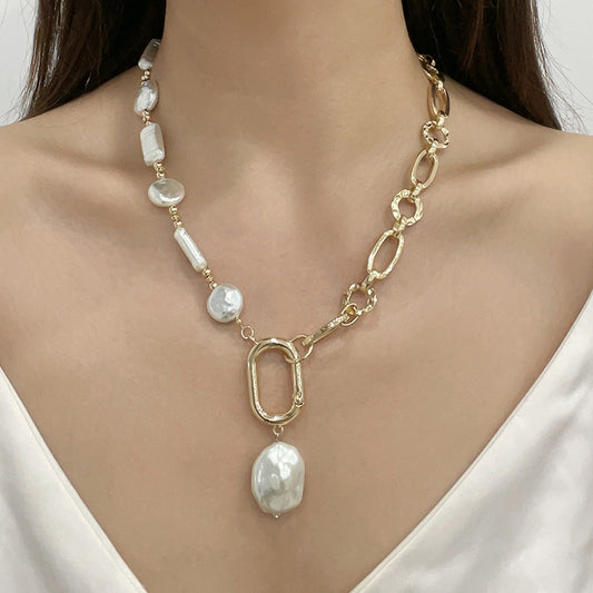 Handmade Beaded Baroque Pearl Pendant Necklace For Women 38d851b7 35aa 46d9 944a 658e9b7688b9