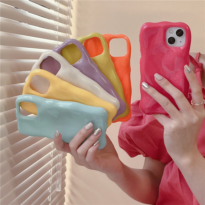 Simple Macaron Candy Colored All Inclusive 3D Phone Case 38db13aa a50c 45d0 9898 bb7a3cc0b3ab