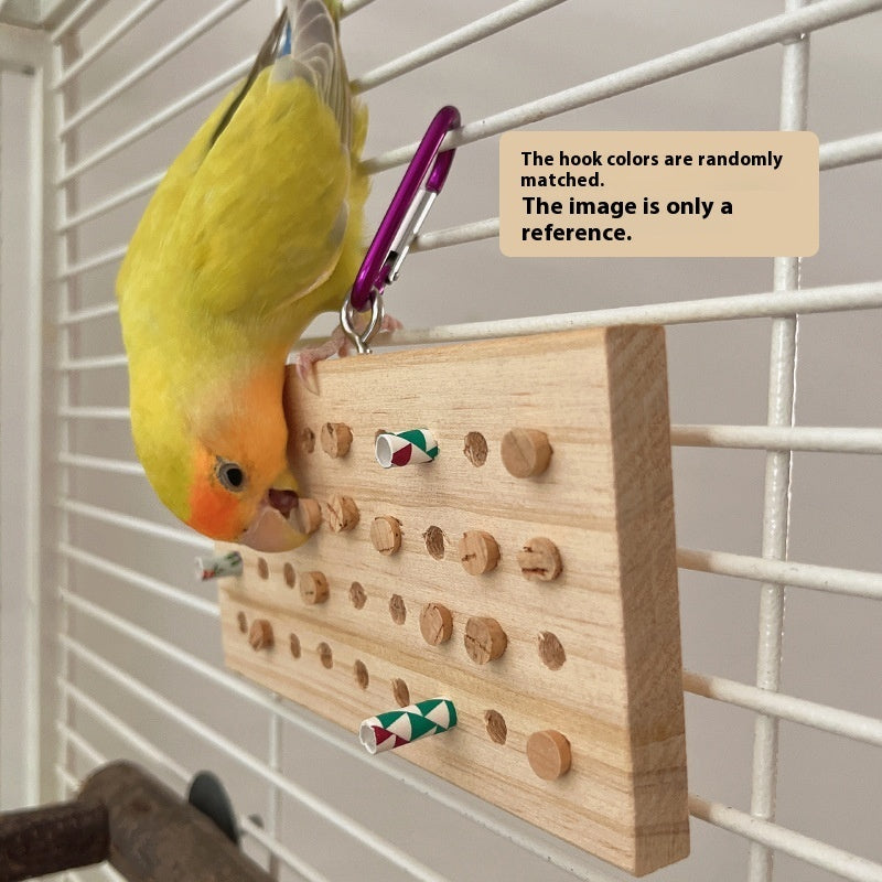Parrot Toys Training Decompression Hanging Solid Wood Keyboard Toy 38e2237e 3a28 42d4 96be 57ee47e87ea0
