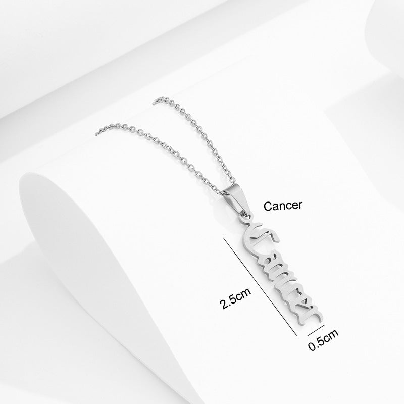 Stainless Steel Zodiac Necklace 38eadc3e e2d5 4c91 90ff 181663ff45cd