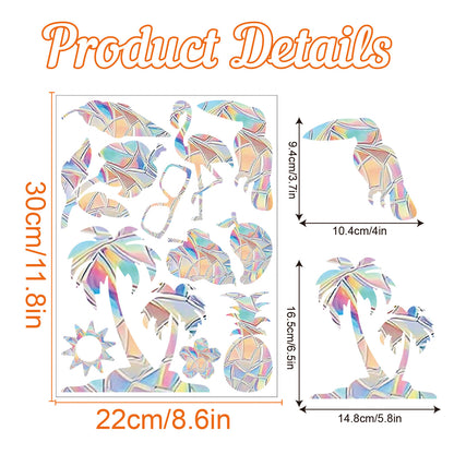 Rainbow Prism Electrostatic Glass PVC Decorative Colorful Window Stickers 38f234c2 86a0 488f b822 4c6c09a5a973