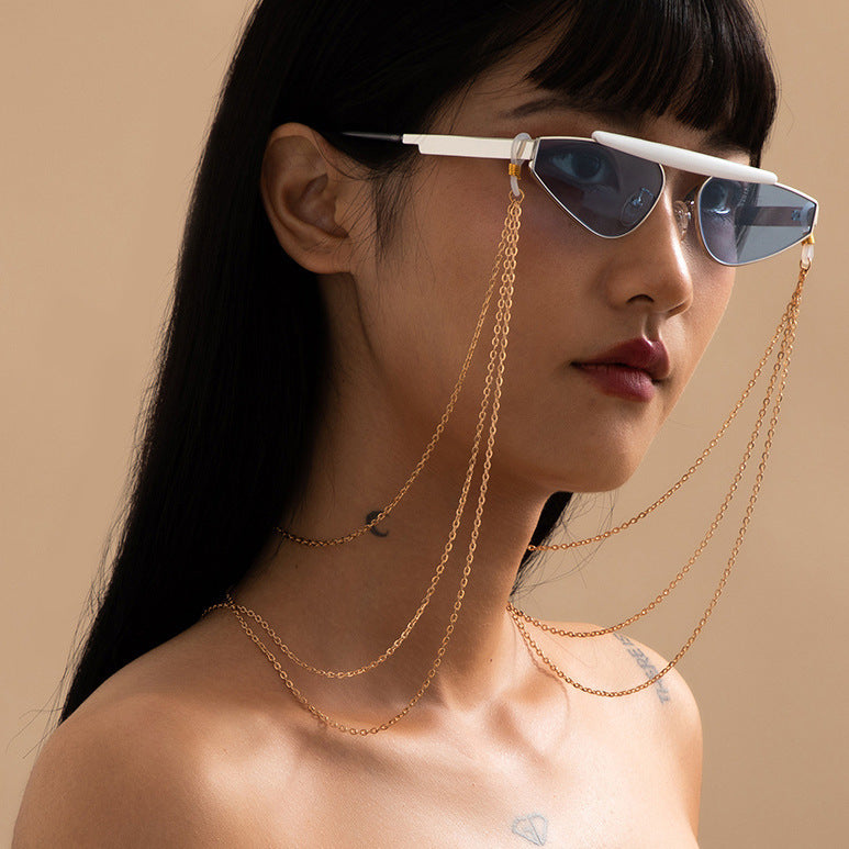 European And American Style Fashion Personality Double-layer Chain Glasses Chain Women 38f7ffe2 a42d 40d8 bffb 403c8df2b8f2