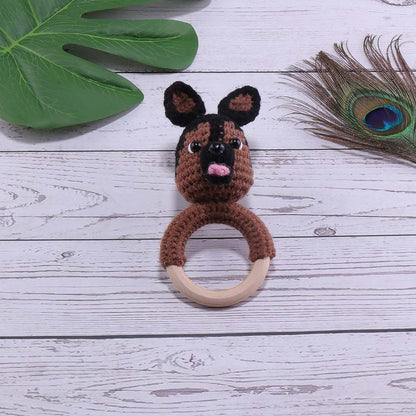 Baby Rattle Hand Woven Cartoon Animal Bracelet Newborn Soothing Doll 390d956e f135 47c4 8f80 e0bfd78c21d8