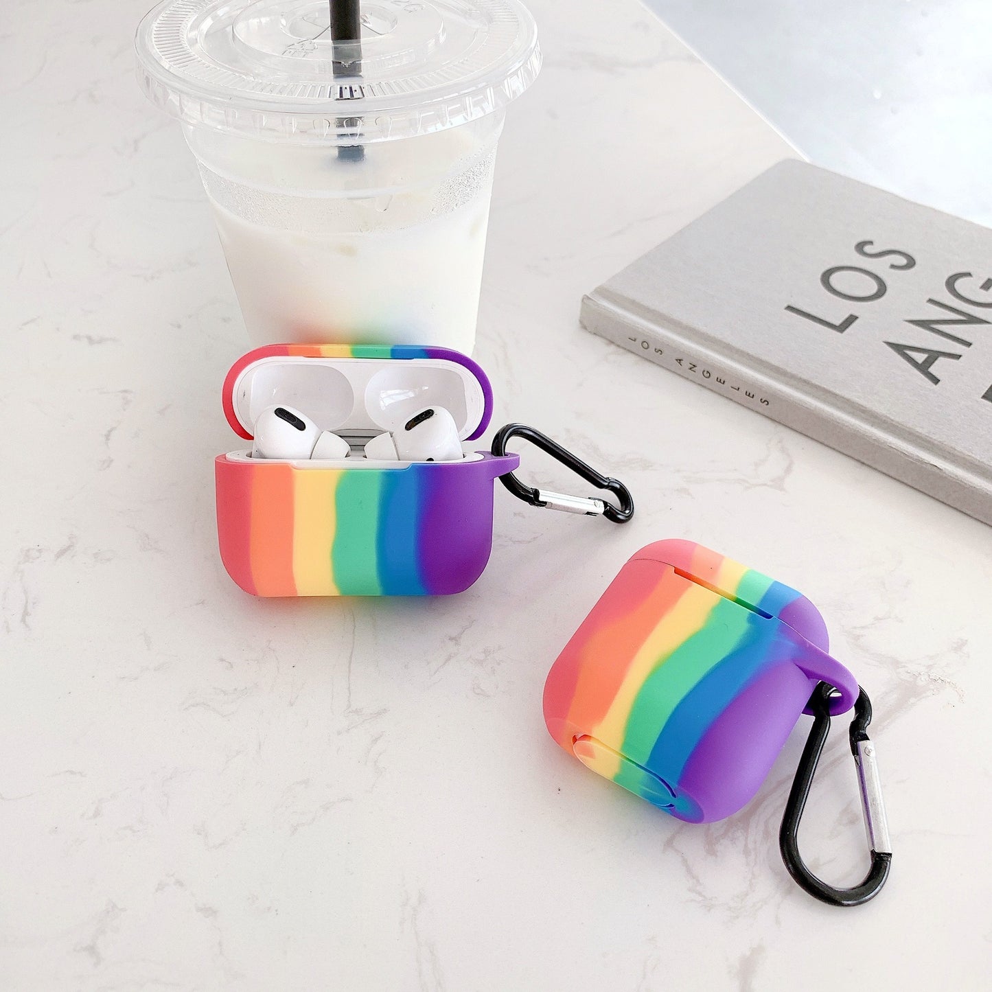 Compatible with Apple, Rainbow silicone protective sleeve 3911920967158