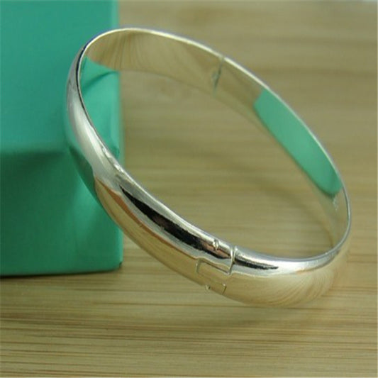 Silver-plated Simple Time Ring Bracelet 3913e2b1 9c78 4940 8a60 cad7c38640d7