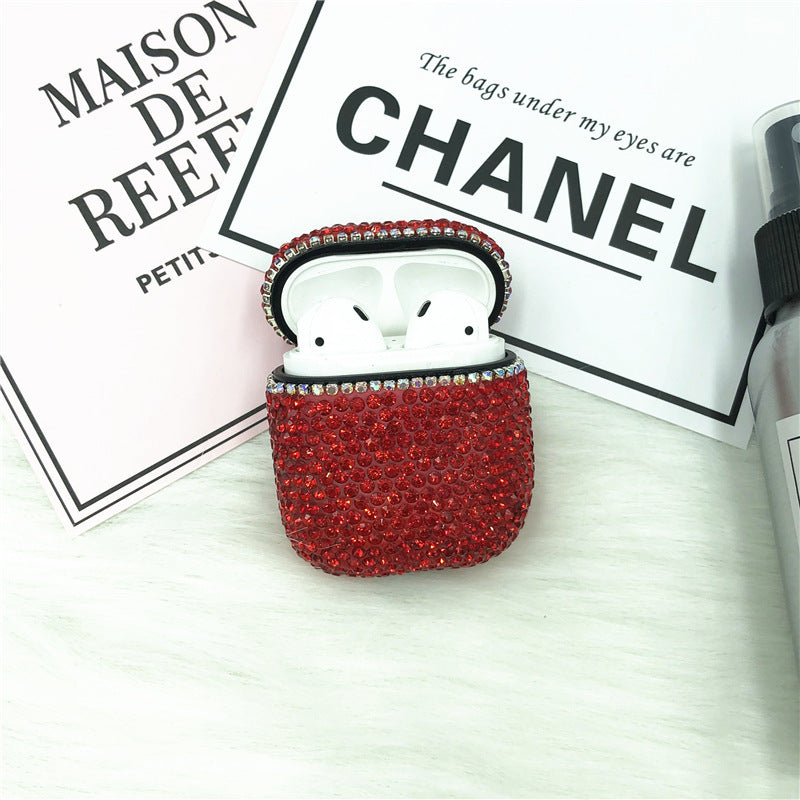 Compatible with Apple, Headphone rhinestone case 3917044446060