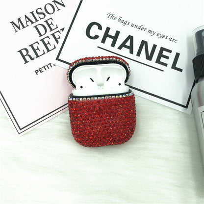 Compatible with Apple, Headphone rhinestone case 3917044446060