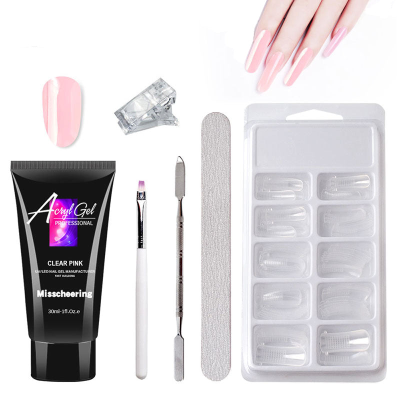 Painless Extension Gel Nail Art Without Paper Holder Quick Model Painless Crystal Gel Set 391a82e6 331f 46ae 8e9a 3a7d652f96e
