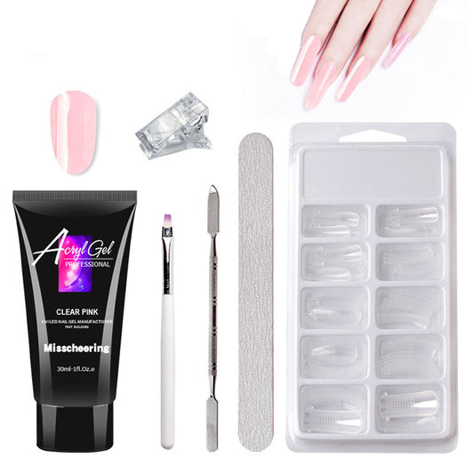 Painless Extension Gel Nail Art Without Paper Holder Quick Model Painless Crystal Gel Set 391a82e6 331f 46ae 8e9a 3a7d652f96e