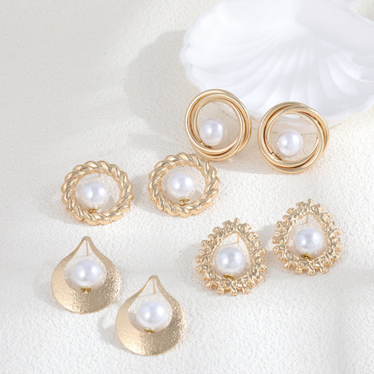 Exaggerated Large Pearl Earrings Female Special-interest Design 39241773 ece2 4f81 bec4 8d58f187af31