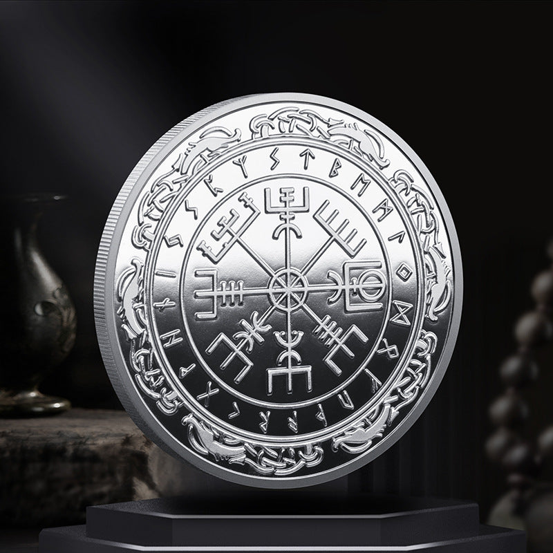 Viking Lunavin Aoding Logo Compass Commemorative Coin 392a8a4c 1f9b 461a 877d c9c095b051b4
