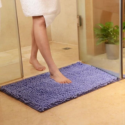 Chenille Absorbent Bathroom Non-slip Floor Mat 3930632631995