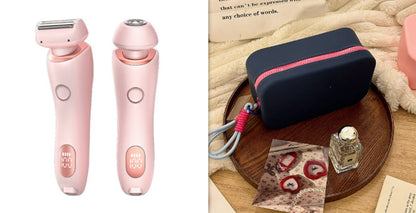 2 In 1 Hair Removal Epilator USB Rechargeable Trimmer Women Body Razor Face Leg Armpit Bikini Hand Pubic Shaver Hair Remover - HD Wireless Product #19