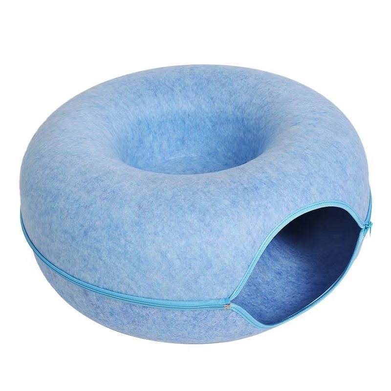 Four Seasons Available Cat Round Felt Pet Nest 393d66b0 c69b 4bdd b288 16afdbd6c706