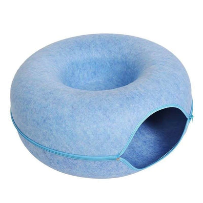 Four Seasons Available Cat Round Felt Pet Nest 393d66b0 c69b 4bdd b288 16afdbd6c706