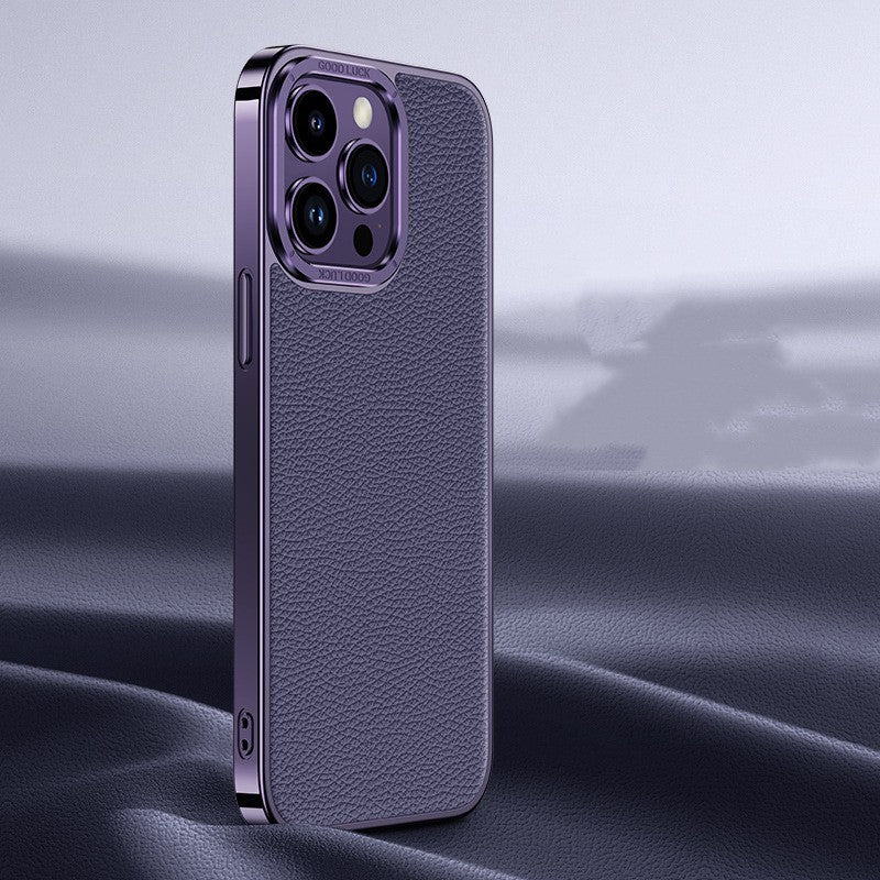 Genuine Leather Phone Case Electroplated Soft Edge 3940bf6d 8c93 486d 9c21 0a08b18fa334 2971f691 d2bc 49ca 8eeb 0772aec2e326