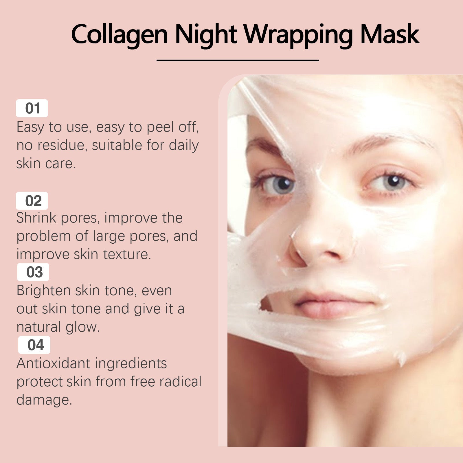 Collagen Tearing Mask Cleansing Facial Moisturizing 395f2255 9f70 47ae 989e 083215d424a2