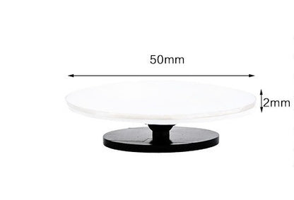 Car borderless small round mirror 360 degree reversing blind spot mirror convex mirror rear view rotating mirror glass small 