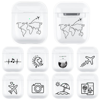 Compatible with Apple, airpods Wireless Bluetooth headset protective cover/Storage Box - 图片 1