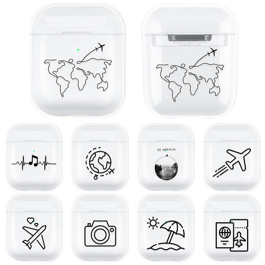 Compatible with Apple, airpods Wireless Bluetooth headset protective cover/Storage Box - 图片 1