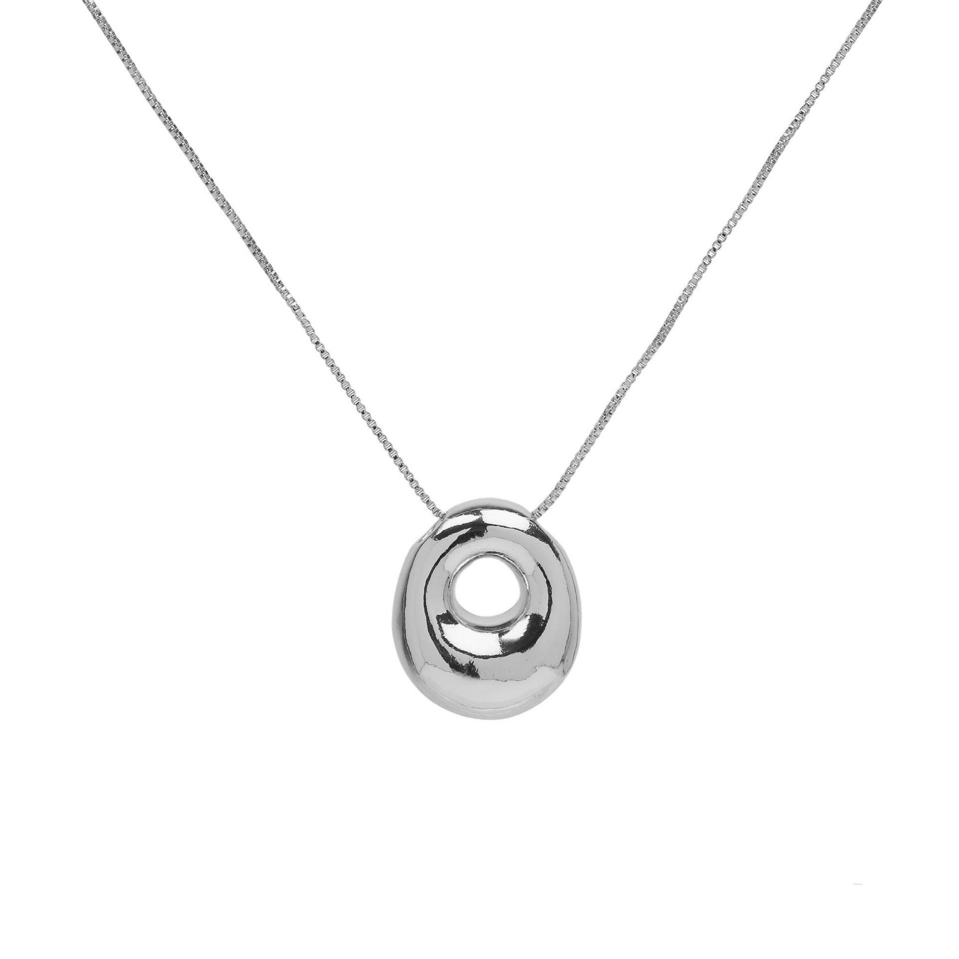 Brass Glossy Balloon English Letter Pendant Necklace 39670cfc 8743 43c0 9ad8 856876679911