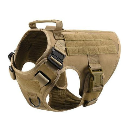 Military Tactical Dog Harness German Shepherd Adjustable Pet Dog Back 3974544776700