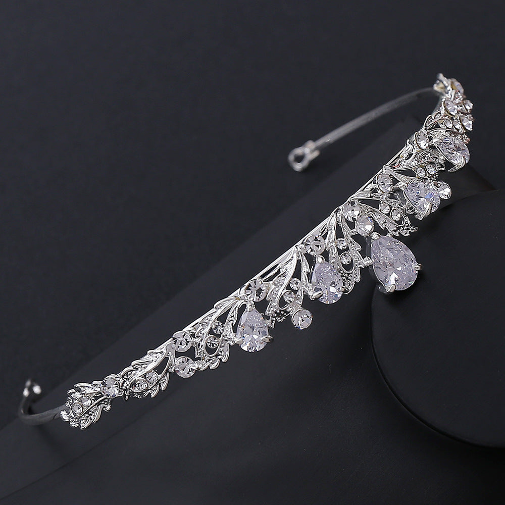 G250 Bridal Alloy Zircon Gaoshi Small Crown Hair Band 39841918 a1c7 4705 8fd5 4971c9a73aca