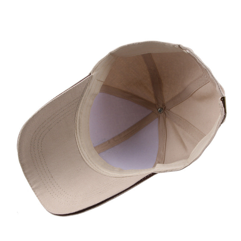 The new Korean men's baseball cap COTTON HAT VISOR outdoor sports peaked cap autumn contracted wholesale 3990397795 181767972