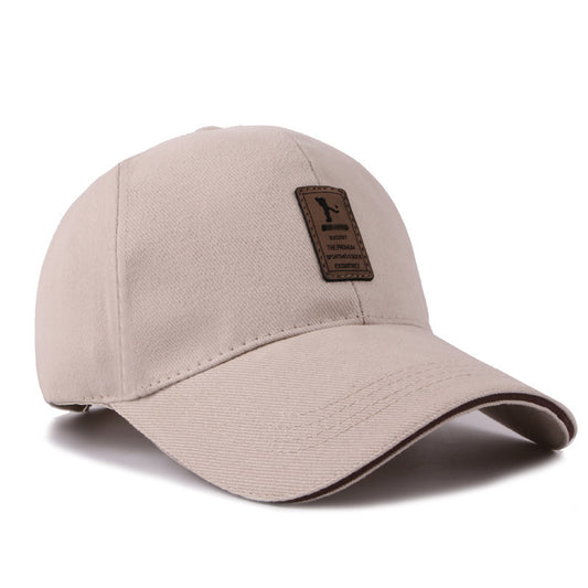 The new Korean men's baseball cap COTTON HAT VISOR outdoor sports peaked cap autumn contracted wholesale 3990403300 181767972