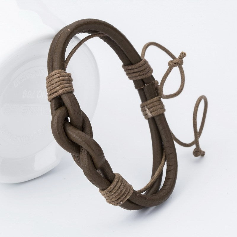 Multilayer leather bracelet 399197050291