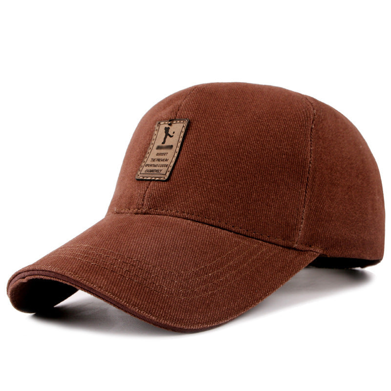 The new Korean men's baseball cap COTTON HAT VISOR outdoor sports peaked cap autumn contracted wholesale 3992481883 181767972