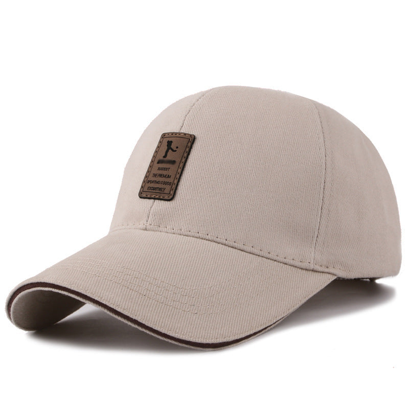 The new Korean men's baseball cap COTTON HAT VISOR outdoor sports peaked cap autumn contracted wholesale 3992493013 181767972