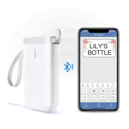 D11 Label Printer Bluetooth-compatible Household Non Drying Label Machine Fast Printing Home Use Office - 图片 3