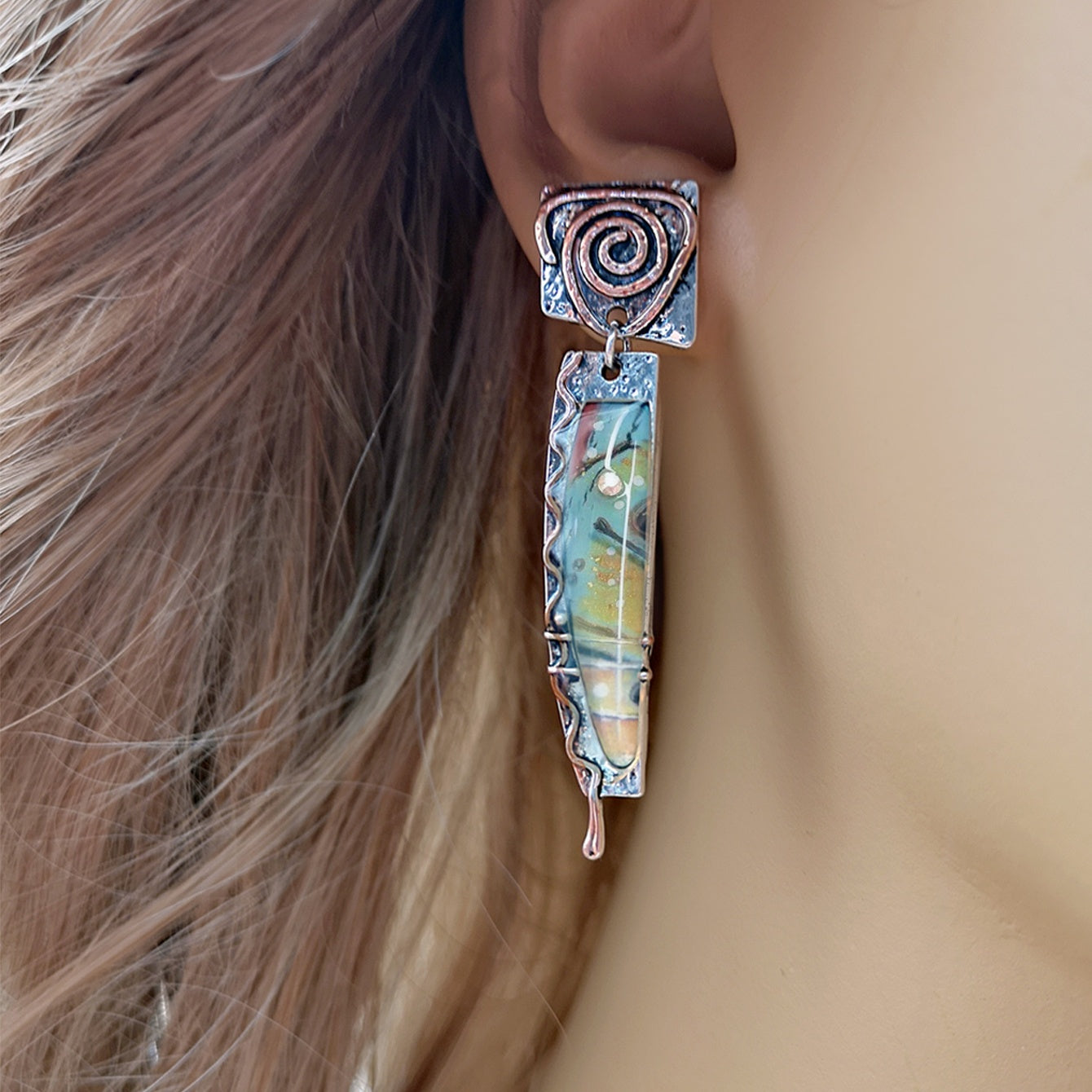 Simple Geometric Personality Metal Earrings 39989bda 74a6 4d41 a724 6ded1cc9c298