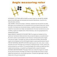 Multifunction Four Folding Measuring Ruler 3999118159264