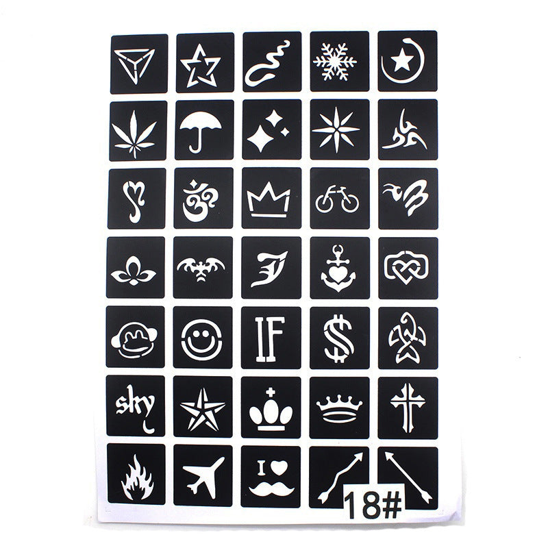 Hollow Tattoo Mold Women's Spray Paint 39b6495c bb96 47d5 ae4e 6c438b211751