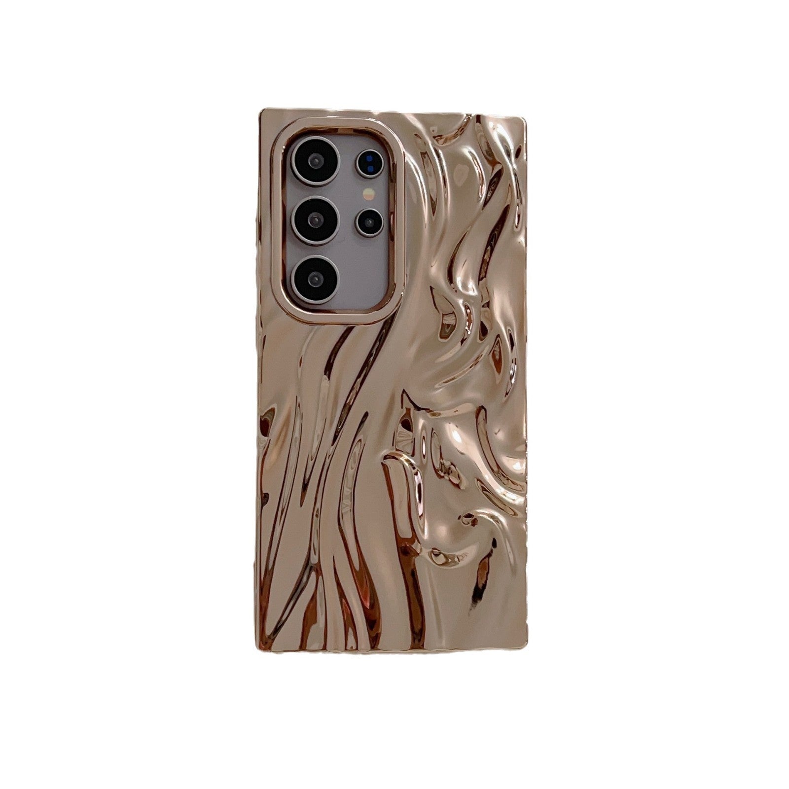 Three-dimensional Pleated Electroplating Phone Case - 图片 4