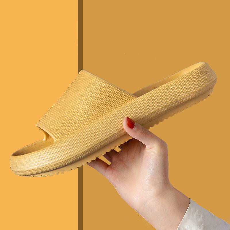 New Household Foot Feces Slippers Female Bathroom Bathing Couple Home Sandals And Slippers Male Summer Outer Wear Thick 39c3d