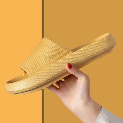 New Household Foot Feces Slippers Female Bathroom Bathing Couple Home Sandals And Slippers Male Summer Outer Wear Thick 39c3d