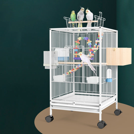 Parrot Xuanfeng Bird Cage With Feeder Toy Grass Nest Breeding Box 39d05265 de81 4481 9edd 5a83f8845d0a
