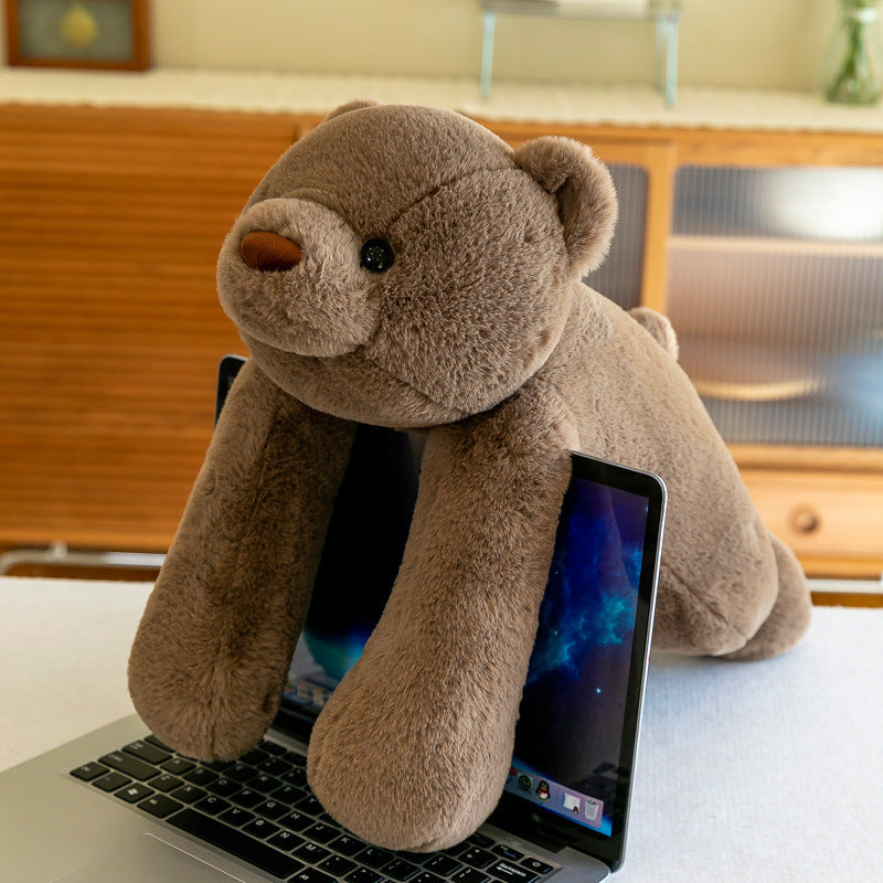 Lazy Brown Prone Bear Plush Toy Doll 39d34560 f871 4180 a372 a88f72d9aa41