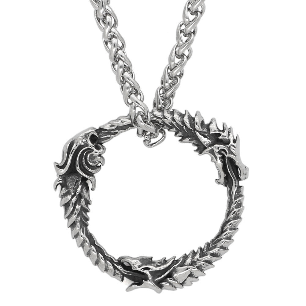 Raven Titanium Steel Pendant Viking Necklace For Men And Women 39e0e848 629b 495f bb90 eecc1ddc76b9