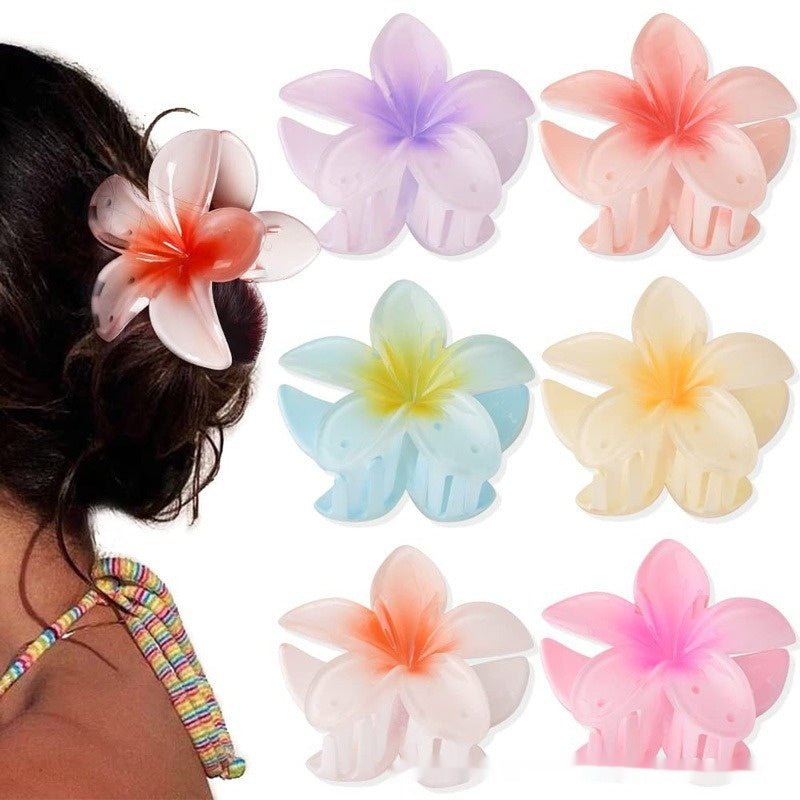 Egg Bauhinia Flower Back Spoon Grasping Hair Clip 39fd8516 4a47 41ae b16c 464e5831d1e9