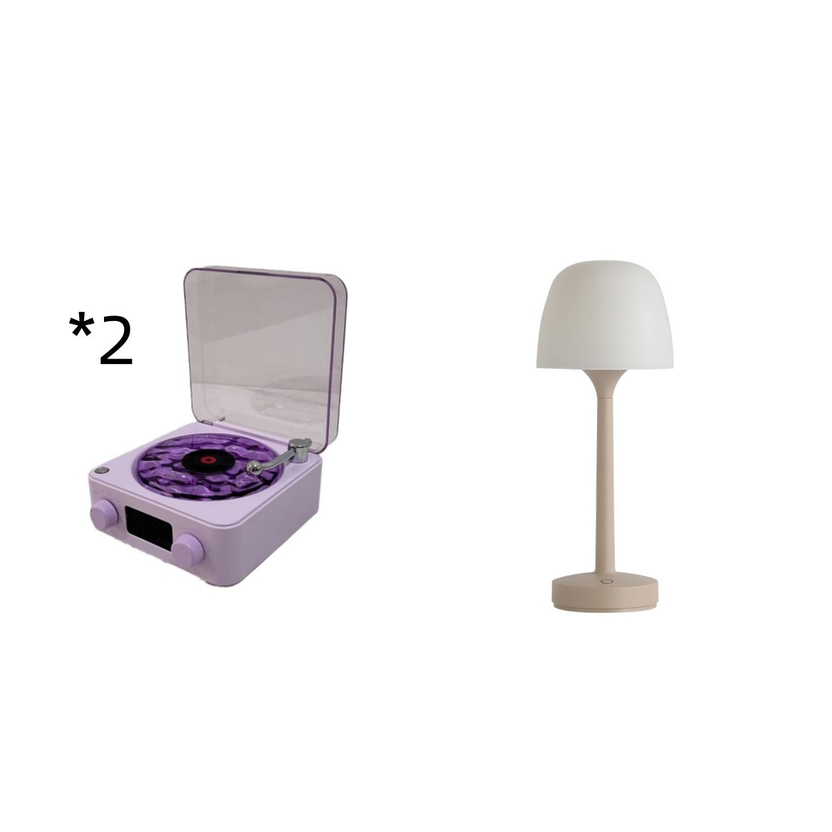 Retro Turntable Speaker Wireless Bluetooth-compatible 5.0 Vinyl Record Player Stereo Sound With White Noise RGB Projection La
