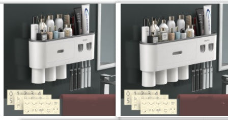 Toothbrush Rack Toothbrush Cup High Grade Gargle Wall Mounted 3a090d6f 2c07 4266 865a 779ec36d7ab5