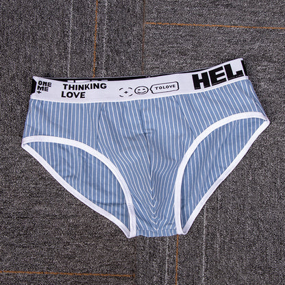 Striped Cotton Triangle Men's Briefs Low Waist Breathable Men's Underwear Briefs 3a11f95e 34d1 4017 bc2a 7e7afd37b134